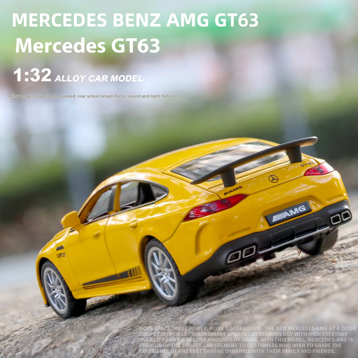 Mercedes Benz AMG GT63-Model Diecast 1:32