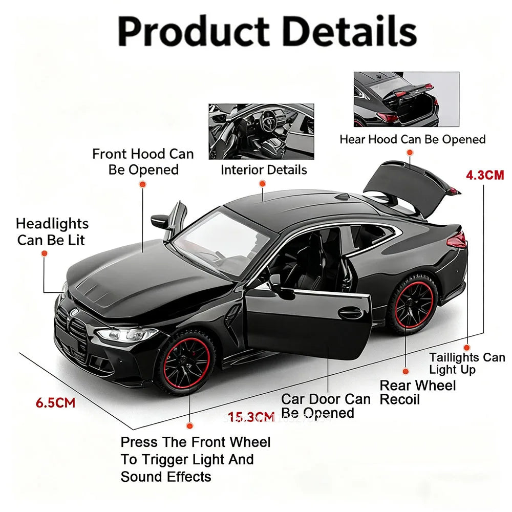 BMW M4 M8 - Model Diecast 1:32