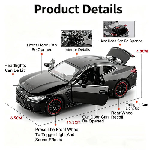 BMW M4 M8 - Model Diecast 1:32